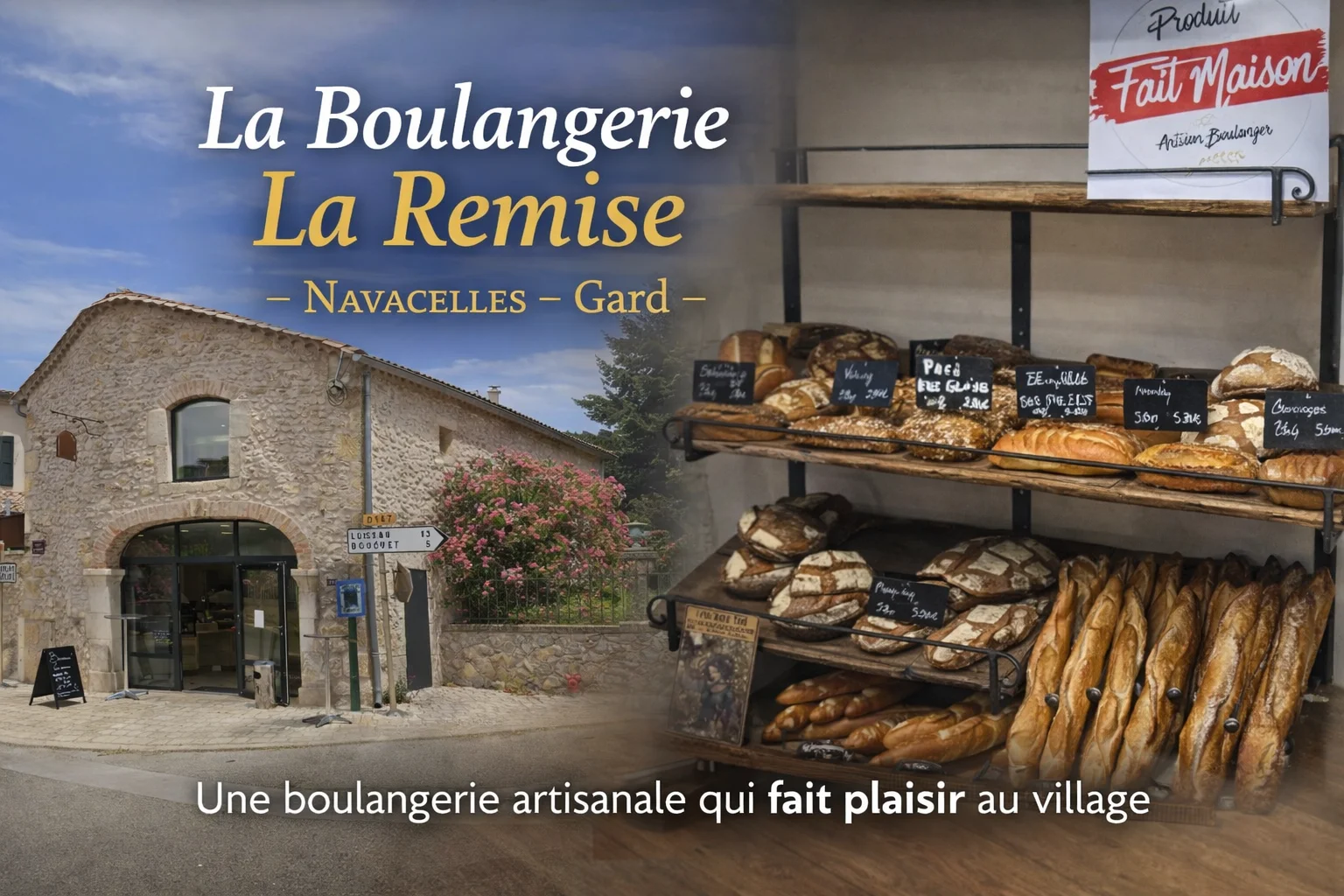 La Boulangerie La Remise à Navacelles : une adresse artisanale qui fait vivre le village