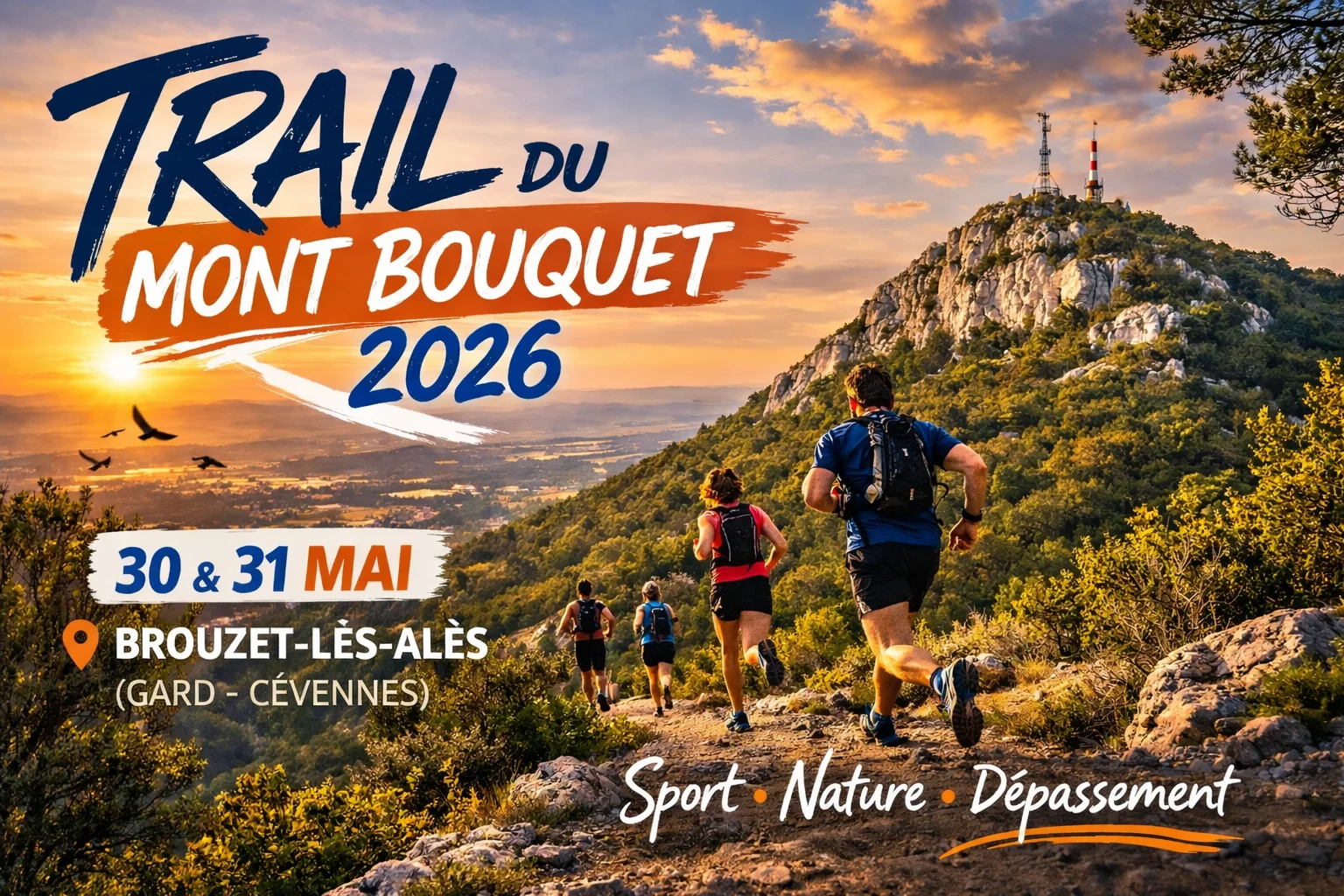 Trail du Mont Bouquet 2026 : un grand week-end de trail à Brouzet-lès-Alès